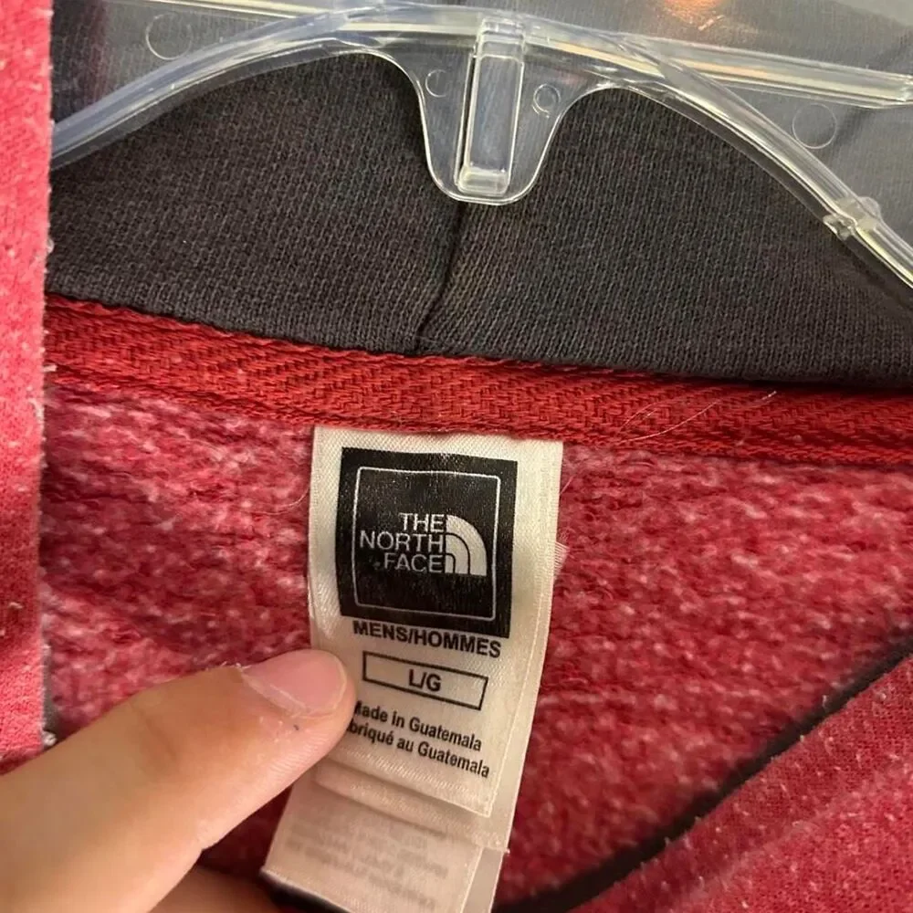 The-north-face Men's Red and Pink Hoodie